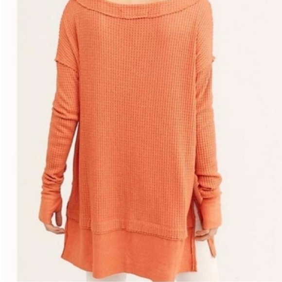 FREE People North Shore Thermal Waffle Knit Top in size S - Picture 13 of 14